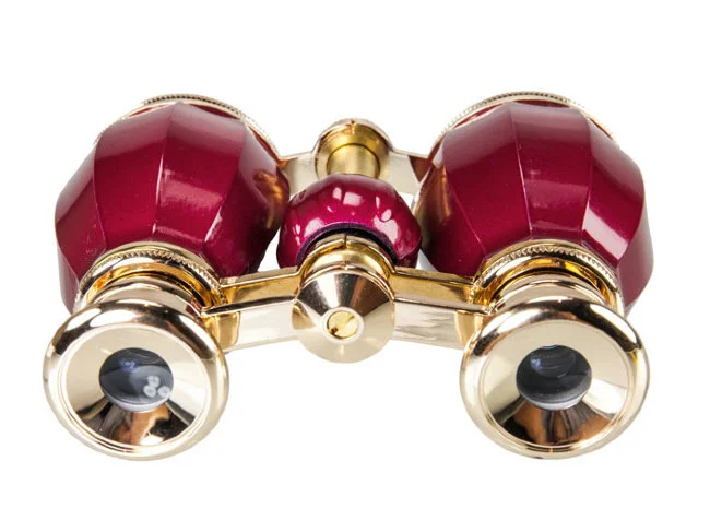 Бинокль театральный Veber Opera БГЦ 4x30 вишня/золотой Бинокль театральный Veber Opera БГЦ 4x30 вишня/золотой