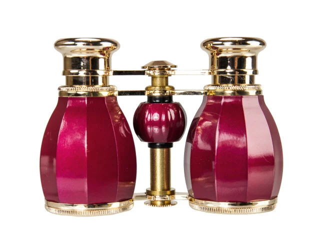 Бинокль театральный Veber Opera БГЦ 4x30 вишня/золотой Бинокль театральный Veber Opera БГЦ 4x30 вишня/золотой