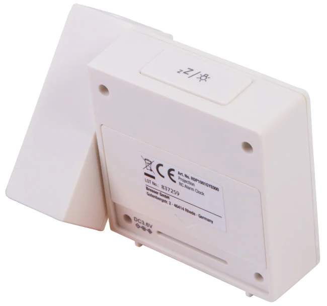 Часы цифровые Explore Scientific с проектором и термометром, белые