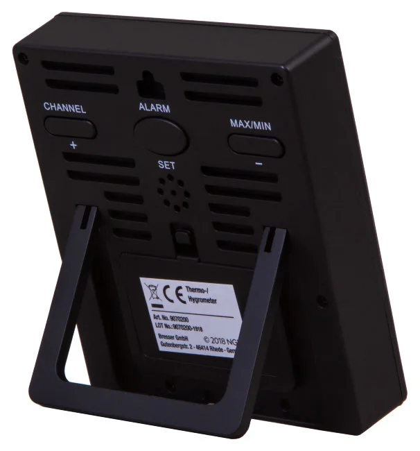 Метеостанция Bresser National Geographic с тремя датчиками, черная