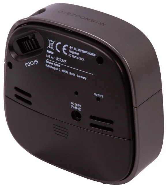 Часы цифровые Explore Scientific с проектором, черные Часы цифровые Explore Scientific с проектором, черные