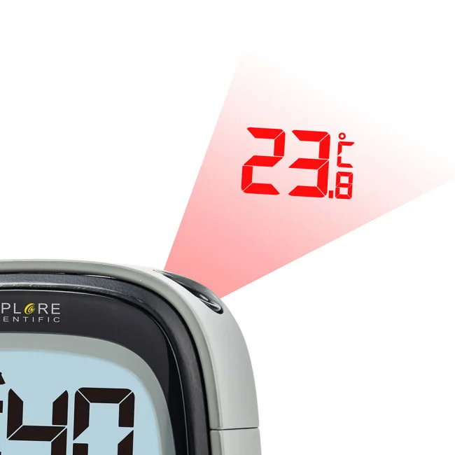 Часы цифровые Explore Scientific с проектором, черные Часы цифровые Explore Scientific с проектором, черные