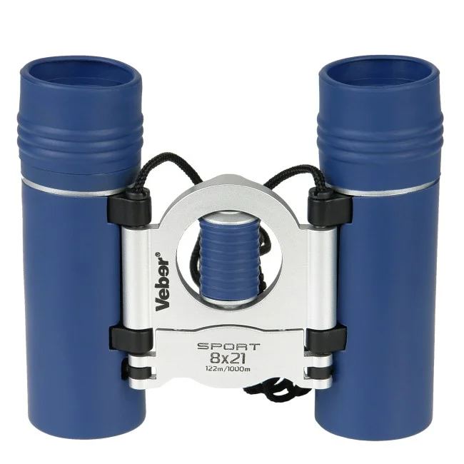 Бинокль Veber Sport new БН 8x21 черный/синий/серебристый Бинокль Veber Sport new БН 8x21 черный/синий/серебристый