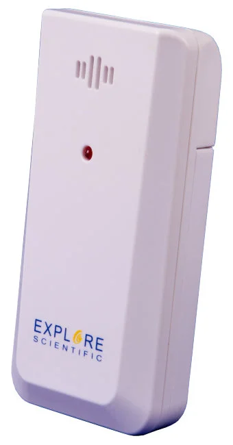 Метеостанция Explore Scientific с цветным экраном и тремя датчиками, белая
