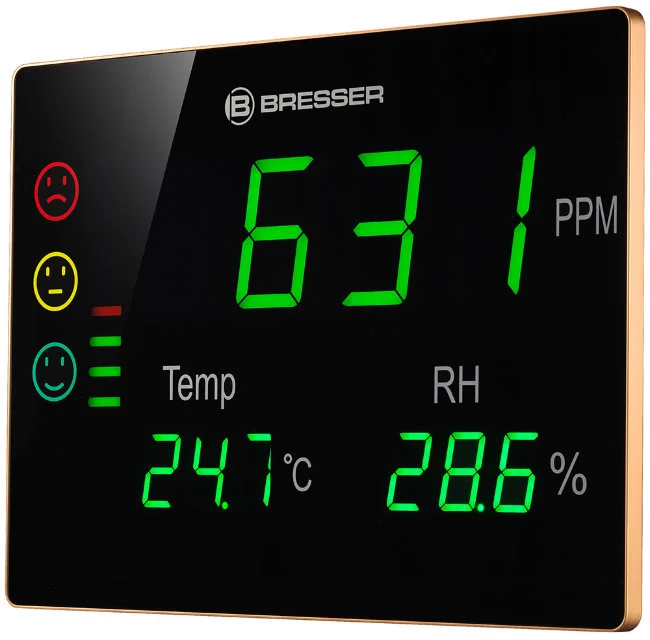 Гигрометр Bresser Air Quality Smile XXL с датчиком CO2