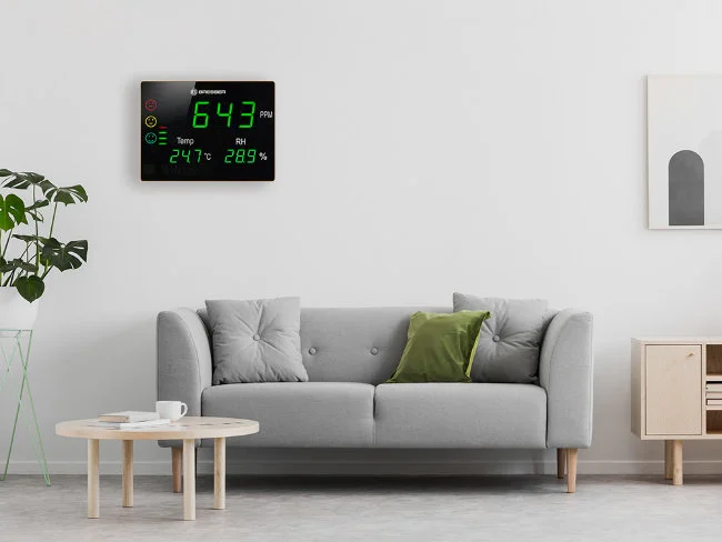 Гигрометр Bresser Air Quality Smile XXL с датчиком CO2