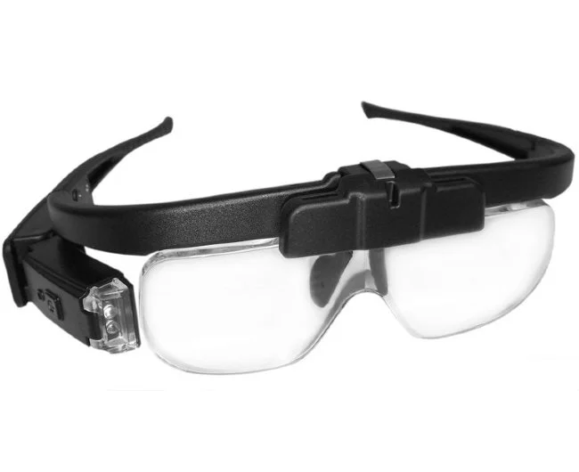 Лупа налобная 1.5/2.0/2.5/3.5/4.0/4.5x аккумуляторная с подсветкой (2 LED) Kromatech 11642DC Лупа налобная 1.5/2.0/2.5/3.5/4.0/4.5x аккумуляторная с подсветкой (2 LED) Kromatech 11642DC