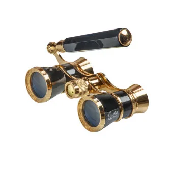 Бинокль театральный Veber Opera БГЦ 3x25 лорнет, черный/золотой Бинокль театральный Veber Opera БГЦ 3x25 лорнет, черный/золотой