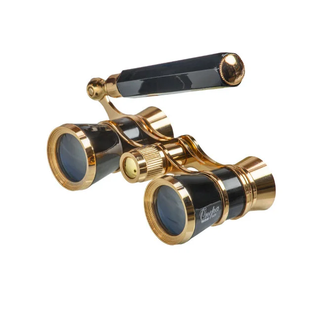 Бинокль театральный Veber Opera БГЦ 3x25 лорнет, черный/золотой Бинокль театральный Veber Opera БГЦ 3x25 лорнет, черный/золотой