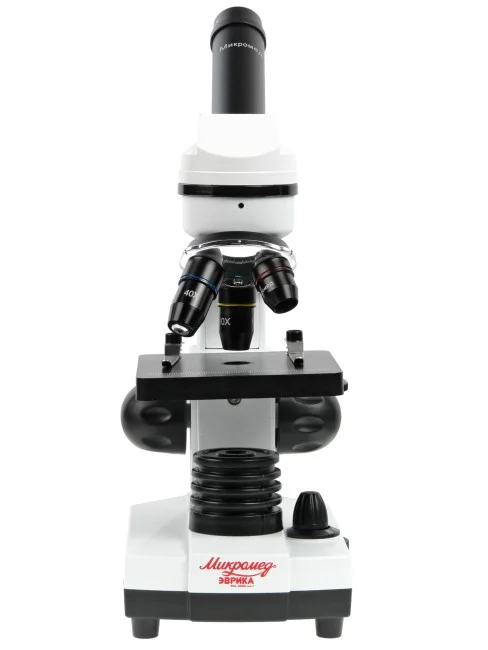 Микроскоп школьный Эврика 40х-1600х (вар. 2) с видеоокуляром