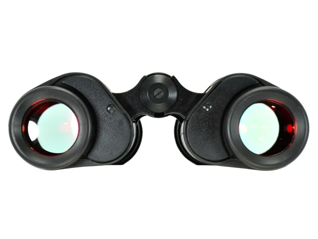 Бинокль КОМЗ БПЦc6 8х30 обрезиненный с сеткой, рубин