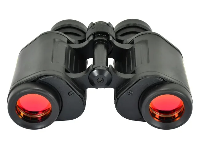 Бинокль КОМЗ БПЦc6 8х30 обрезиненный с сеткой, рубин