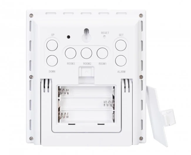 Метеостанция Bresser Temeo Hygro Quadro Prestige с тремя датчиками, белая