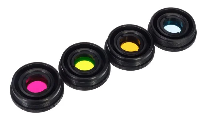 Набор светофильтров Bresser Essential, 1,25" (красный, зеленый, синий, желтый)