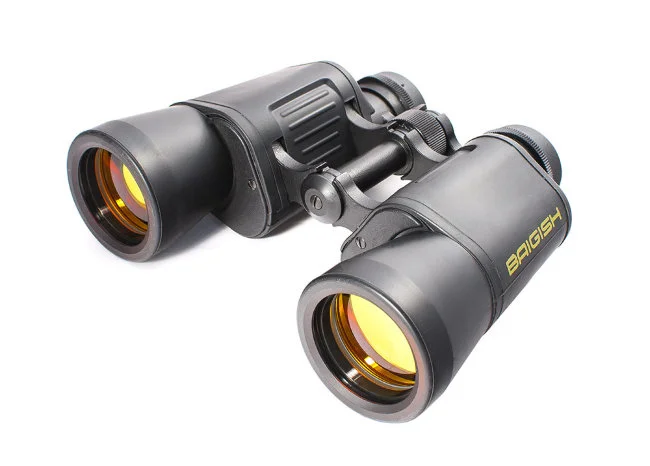 Бинокль КОМЗ БПЦс2 10х40 обрезиненный с сеткой, рубин