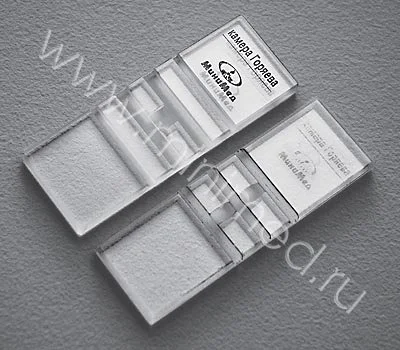 Камера для счета форменных элементов крови (Камера Горяева), 4-х сеточная Камера для счета форменных элементов крови (Камера Горяева), 4-х сеточная