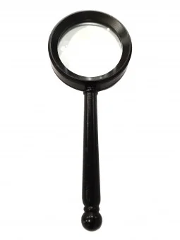 Лупа ручная круглая 10х-50мм для чтения медная YT80761