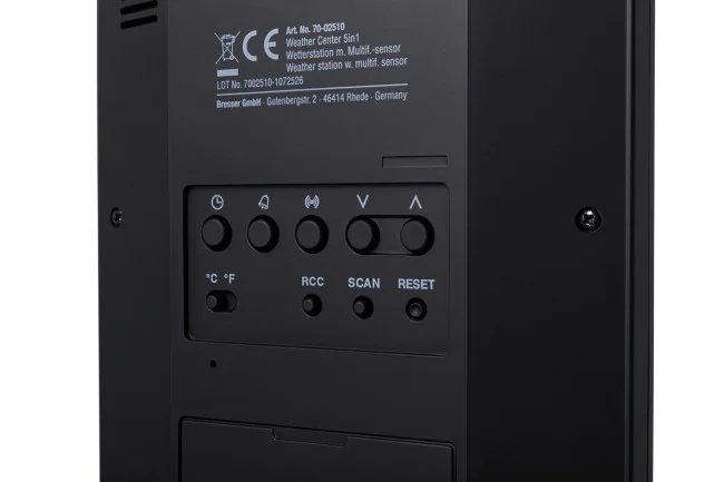 База для метеостанций Bresser «5 в 1», черная