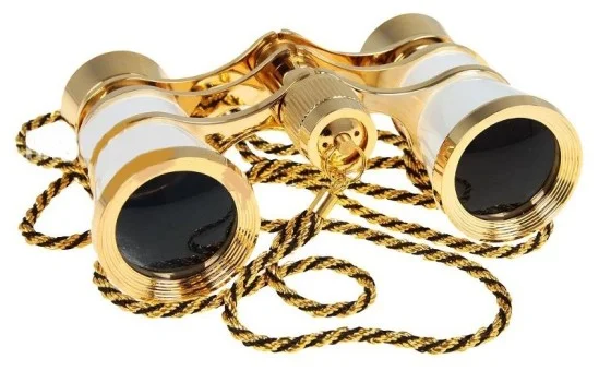 Бинокль театральный Kromatech БТ 3х25 с цепочкой (белый)