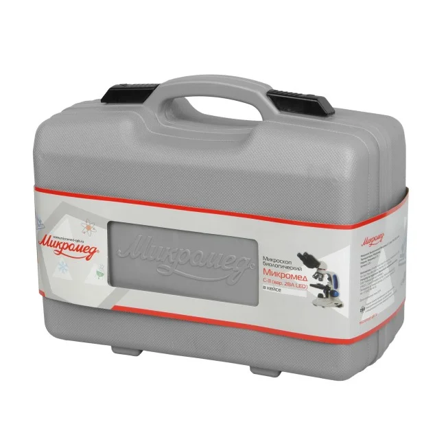 Микроскоп биологический Микромед С-11 (вар. 2ВА LED) в кейсе Микроскоп биологический Микромед С-11 (вар. 2ВА LED) в кейсе