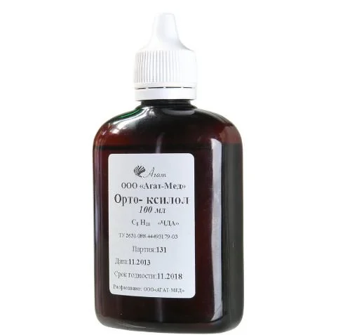 О-ксилол, 100 мл. для очистки стекол от иммерс. масла, 1фл.