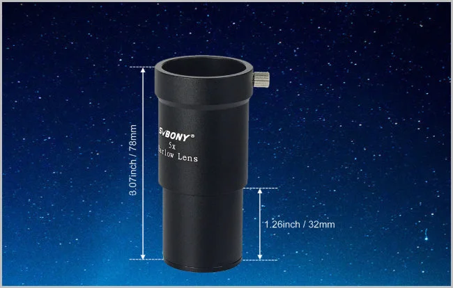 Линза Барлоу SVBONY 5х, 1,25"