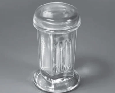 Емкость стеклянная, 32х32х86мм на 5 стекол вертикально