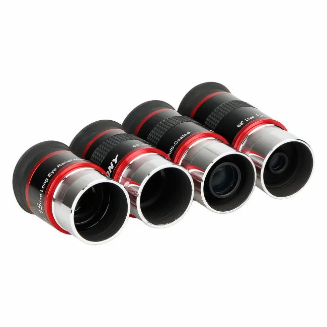 Набор окуляров SVBONY 68°, 1,25" (6мм, 9мм, 15мм, 20мм) Набор окуляров SVBONY 68°, 1,25" (6мм, 9мм, 15мм, 20мм)