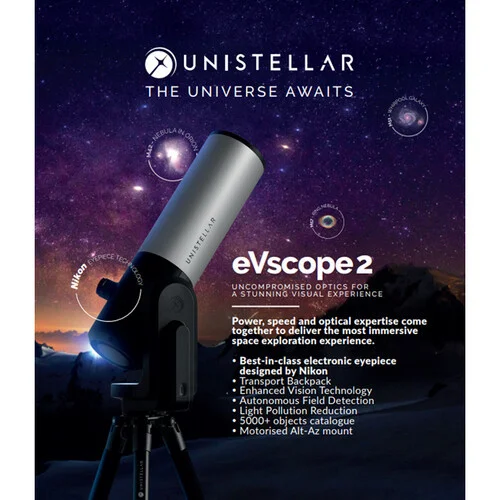 Цифровой телескоп Unistellar eVscope 2 в комплекте с рюкзаком