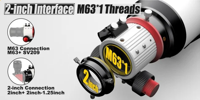 Труба оптическая SVBONY SV550 122мм F7 апохромат Труба оптическая SVBONY SV550 122мм F7 апохромат