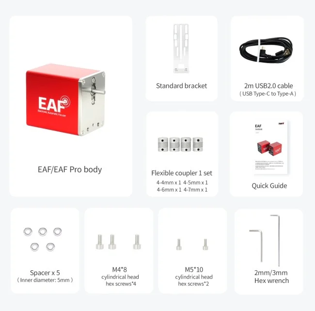 Электропривод для фокусировочного узла ZWO EAF Pro