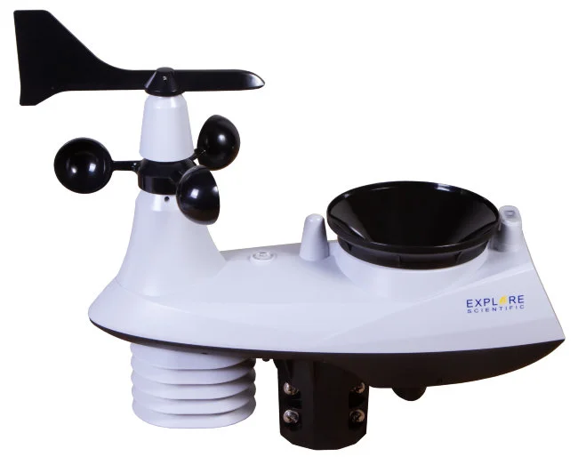 Метеостанция Explore Scientific «7 в 1» Wi-Fi, профессиональная, черная