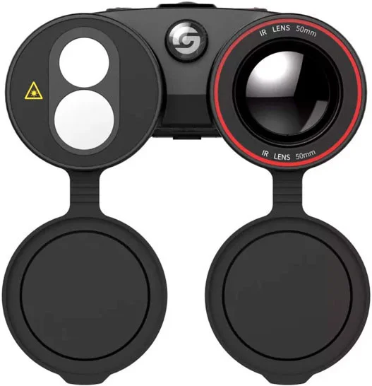 Тепловизионный бинокль Guide TN450 с лазерным дальномером