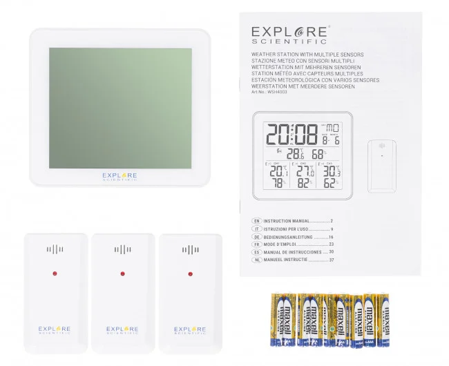 Метеостанция Explore Scientific с тремя датчиками Метеостанция Explore Scientific с тремя датчиками