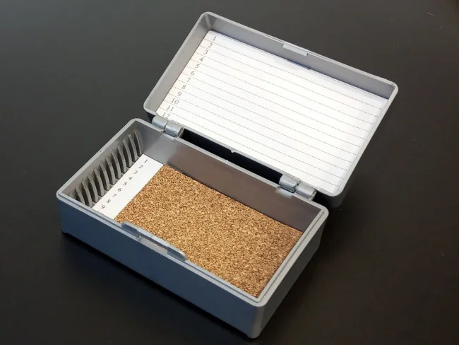 Штатив-бокс Минимед для хранения предметных стекол на 12 шт