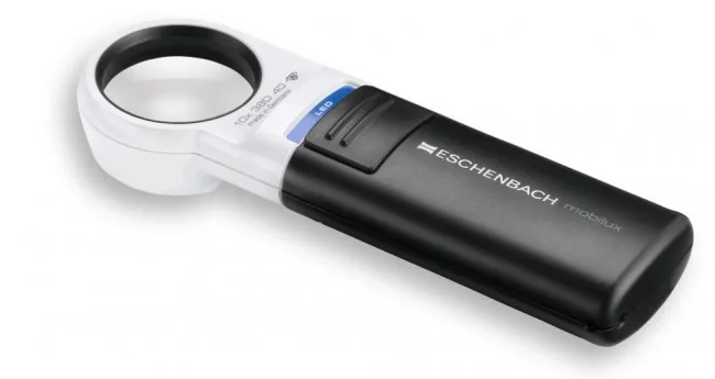 Лупа асферическая Eschenbach mobilux LED, 35 мм, 10.0х Лупа асферическая Eschenbach mobilux LED, 35 мм, 10.0х