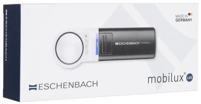 Лупа асферическая Eschenbach mobilux LED, 35 мм, 10.0х Лупа асферическая Eschenbach mobilux LED, 35 мм, 10.0х