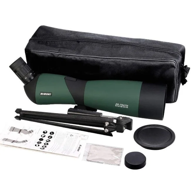 Зрительная труба SVBONY 25-75x70 (SV403) на штативе