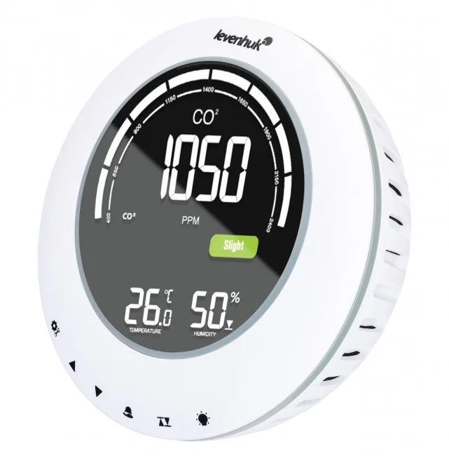 Детектор углекислого газа Levenhuk Wezzer PLUS LP90 Детектор углекислого газа Levenhuk Wezzer PLUS LP90