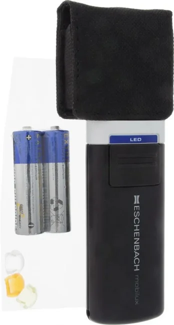 Лупа асферическая Eschenbach mobilux LED, 35 мм, 7.0х