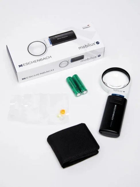 Лупа асферическая Eschenbach mobilux LED, 58 мм, 5.0х
