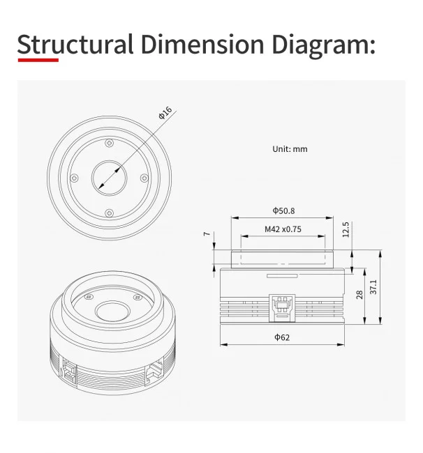 Цифровая камера-гид ZWO ASI662MC (цветная)