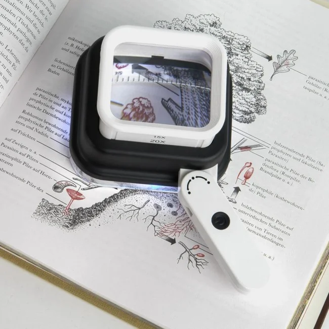 Лупа Veber MG5055 измерительная с подсветкой