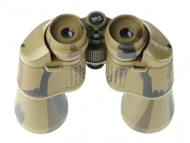 Бинокль Veber Classic БПШЦ 15x50 VRWA широкоугольный, камуфлированный Бинокль Veber Classic БПШЦ 15x50 VRWA широкоугольный, камуфлированный
