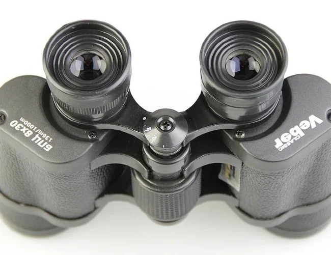 Бинокль Veber Classic БПЦ 8x30 VL черный, кожа