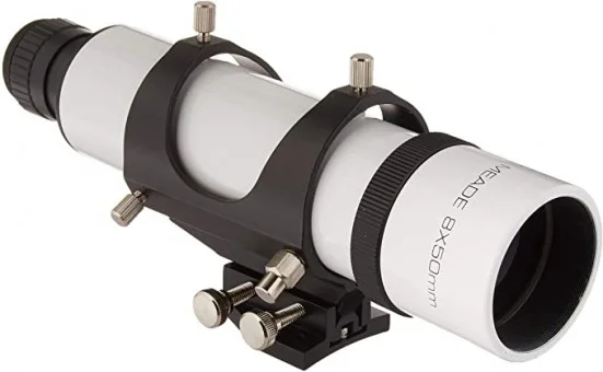 Оптический искатель Meade 829 прямого зрения 8х50 с крепежной скобой (белый)