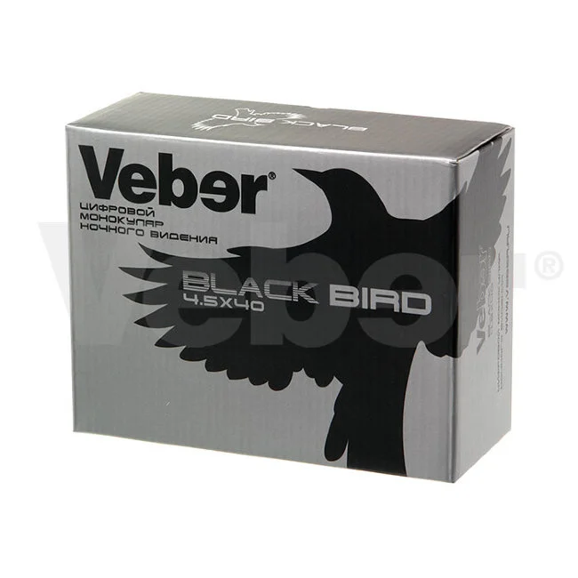Монокуляр цифровой ночного видения Veber Black Bird 4,5x40 Монокуляр цифровой ночного видения Veber Black Bird 4,5x40