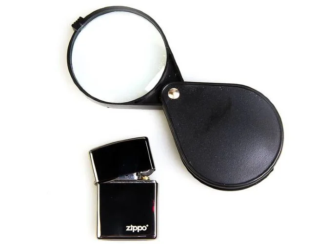 Лупа складная Veber 1015, 5x , 60 мм, черная