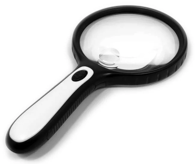 Лупа ручная круглая с подсветкой 10/30х-130мм (4 LED) Kromatech YT-130 Лупа ручная круглая с подсветкой 10/30х-130мм (4 LED) Kromatech YT-130