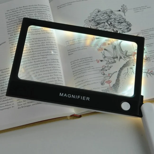 Лупа складная Veber MG1810 с подсветкой